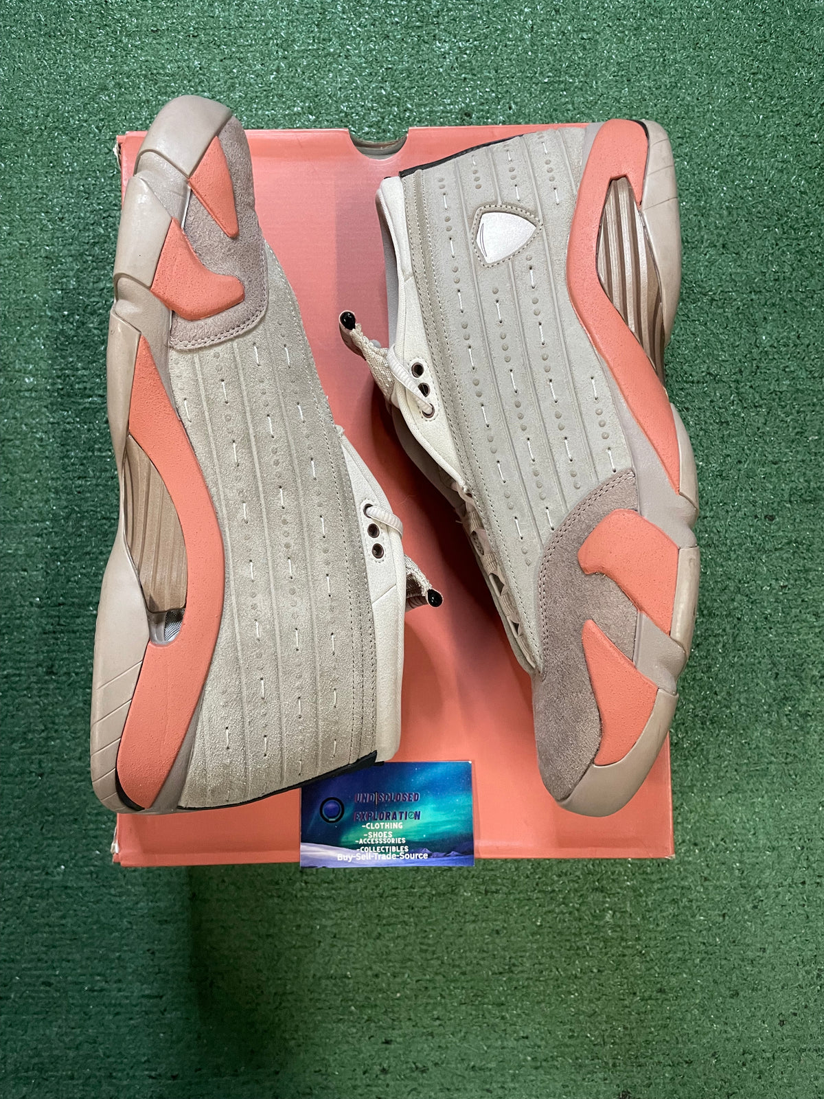Air Jordan 14 clot Terra blush size 13men/14.5women