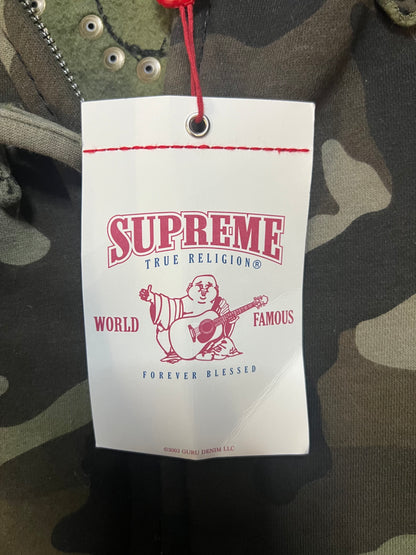 Supreme X true religion camo hoodie