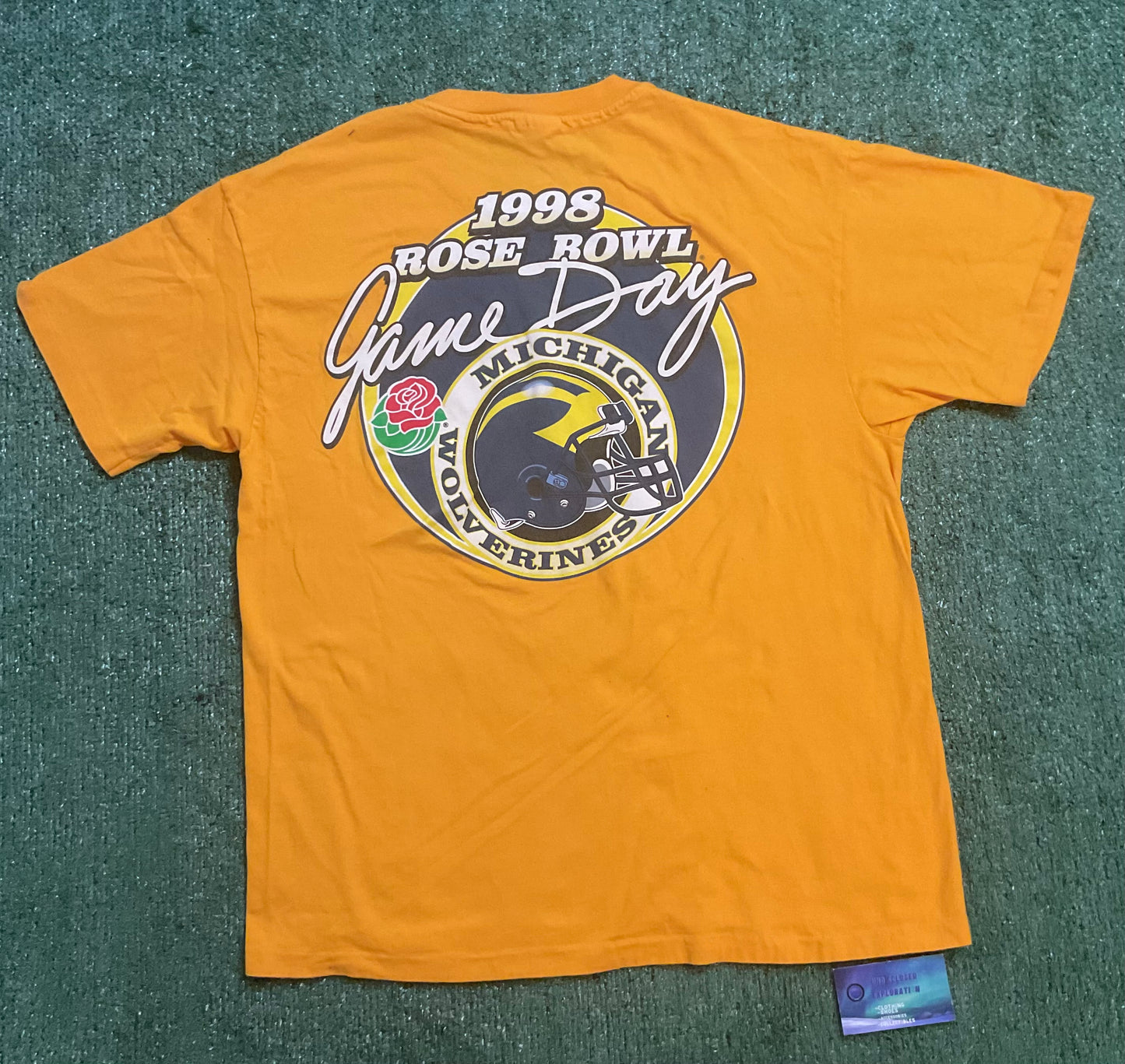 Vintage University of Michigan 1998 Rose Bowl Tee