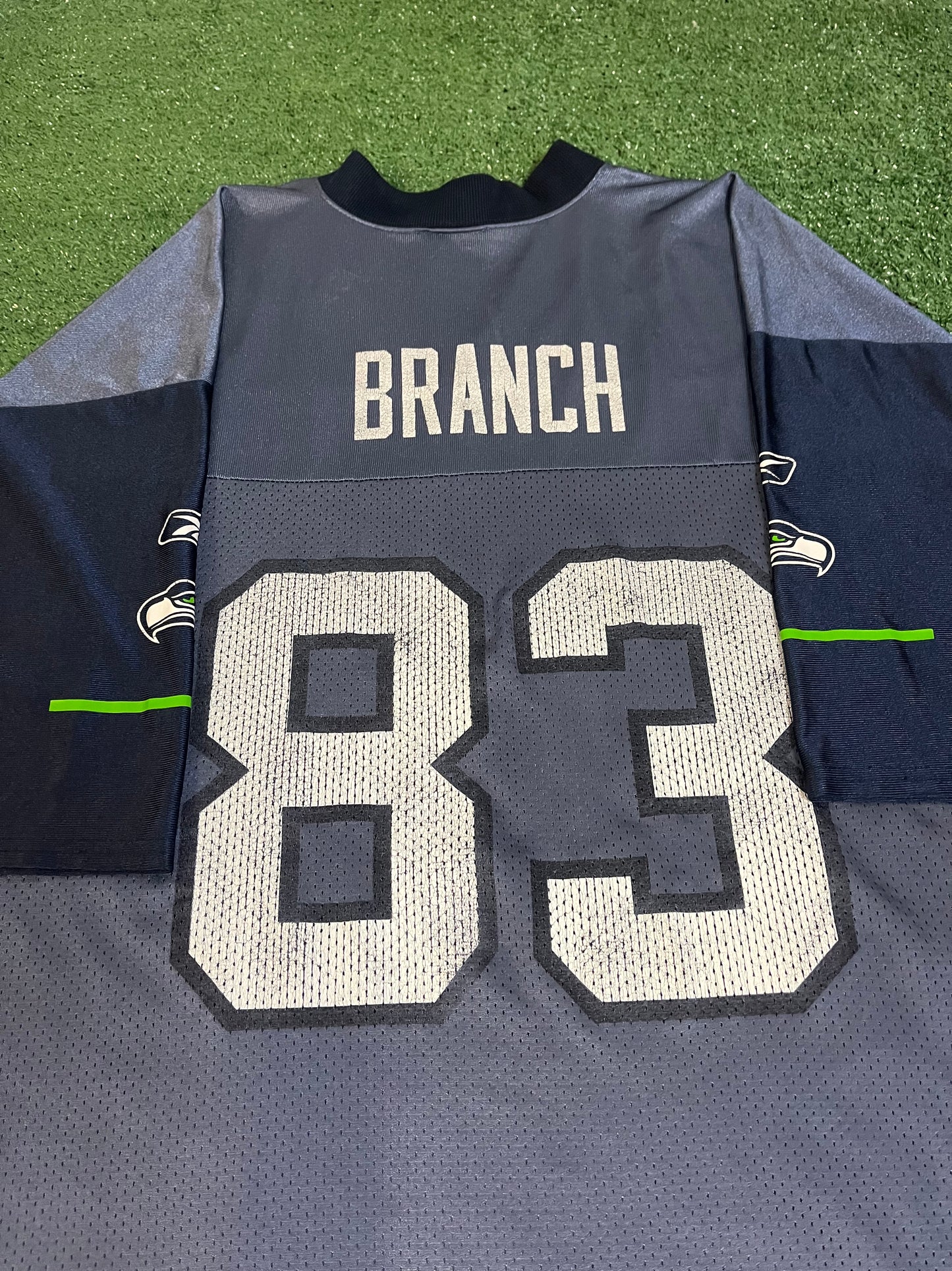 Vintage Deion Branch Seattle Seahawks Reebok jersey #83