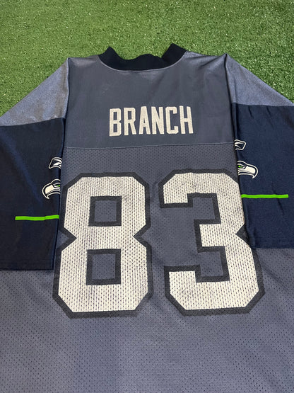 Vintage Deion Branch Seattle Seahawks Reebok jersey #83