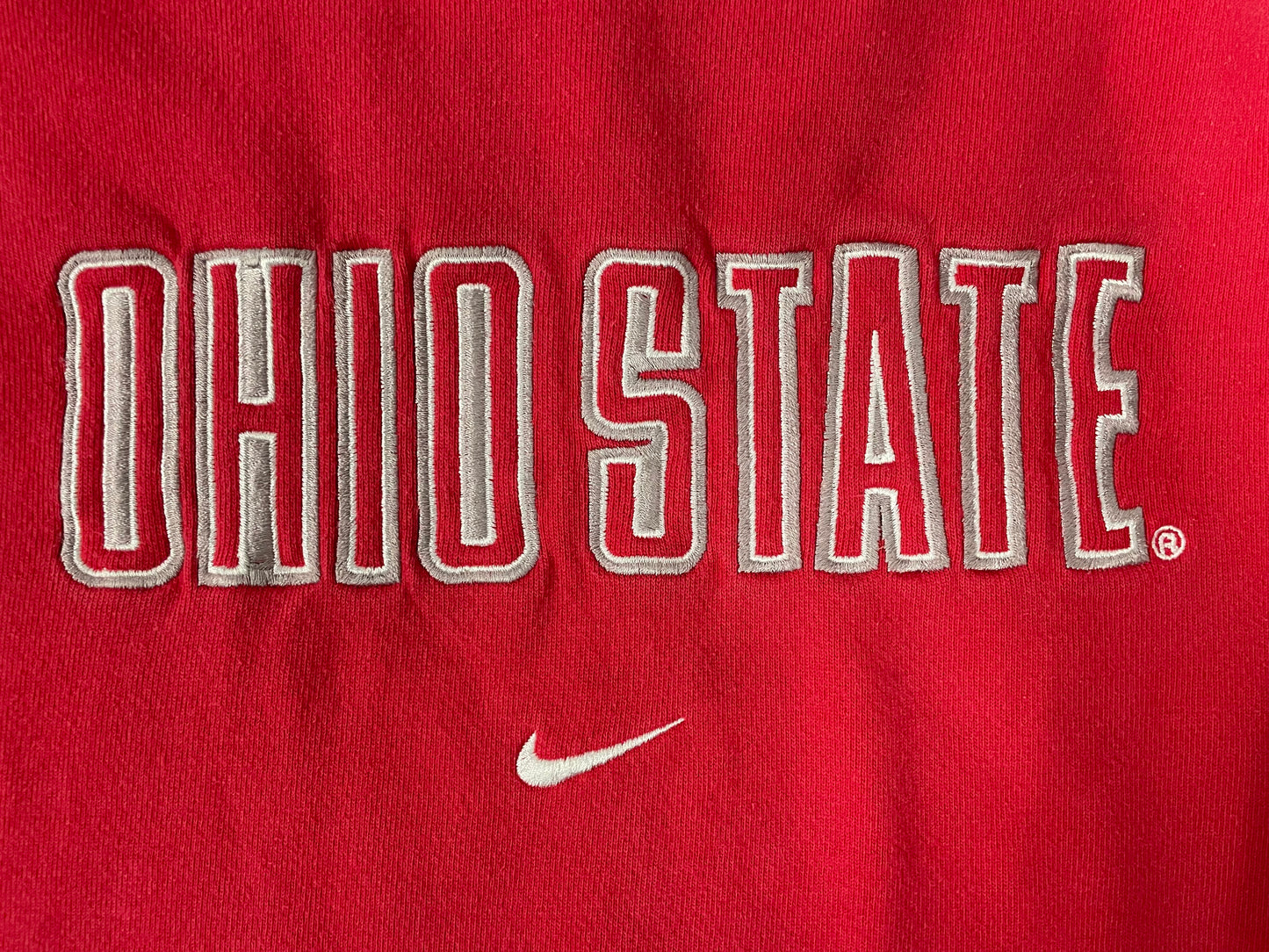 Vintage 1990s Ohio State OSU Nike center swoosh crewneck