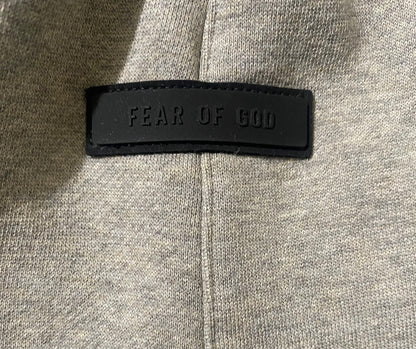 Fear of god dark heather oatmeal essentials sweatpants