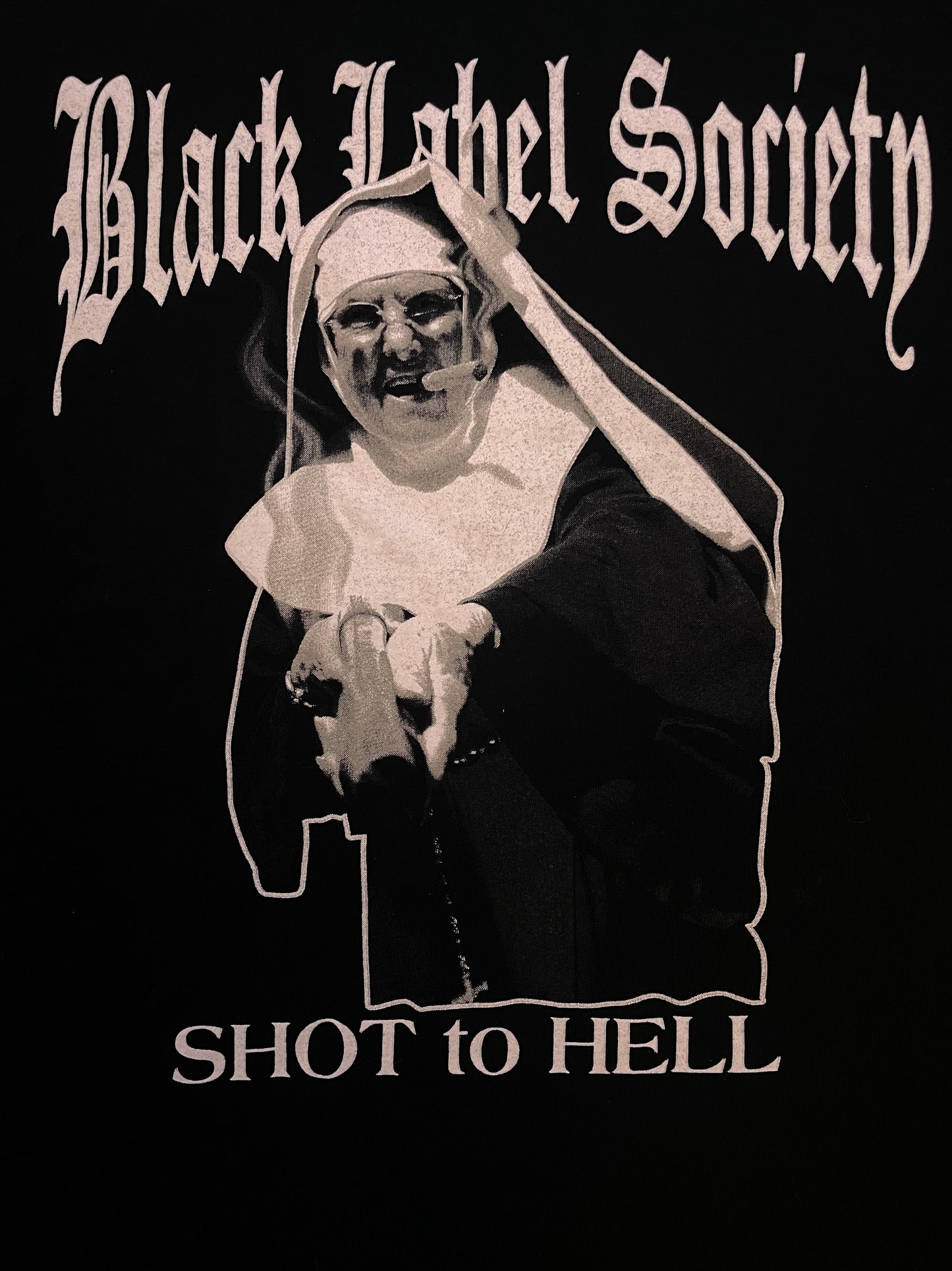 Vintage 2000s Black Label Society tour tee