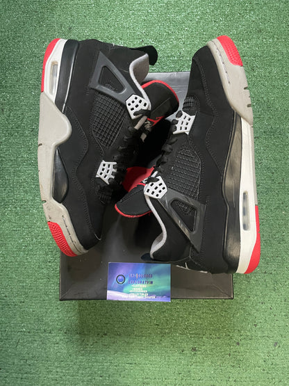 Air Jordan 4 bred 2019 size 9men/10.5women