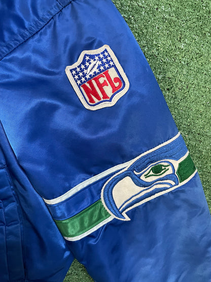 Vintage 1980s Seattle Seahawks satin starter jacket