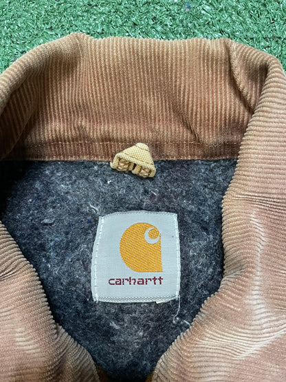 Vintage 1990s Carhartt beige Detroit jacket