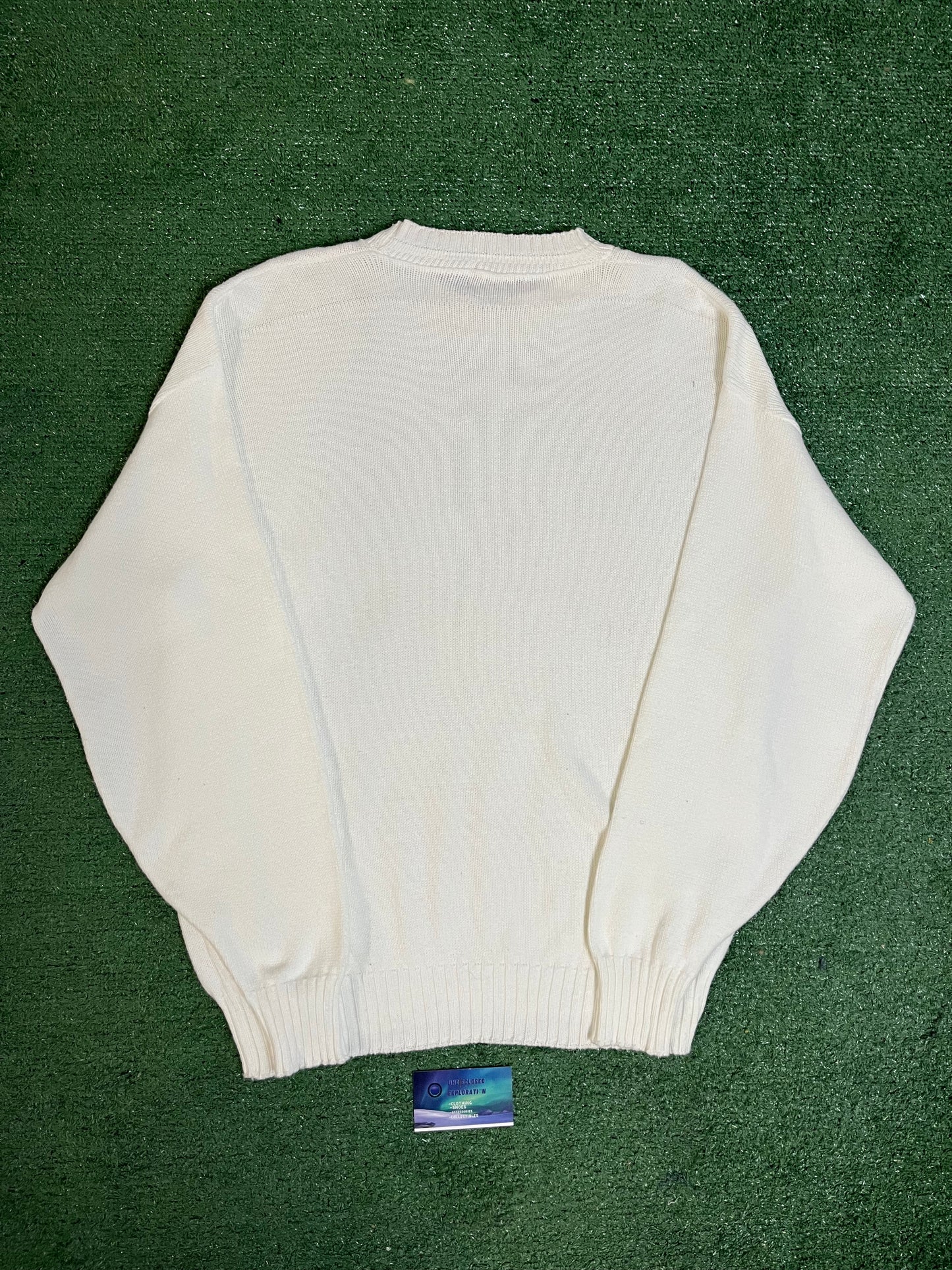 Vintage 1990s knitted golf crewneck