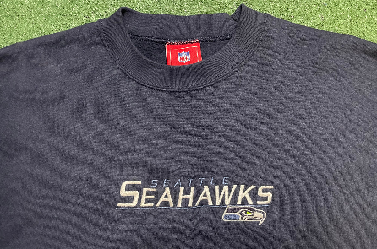 Vintage Seattle Seahawks embroidered crewneck