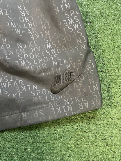 Nike sportswear all over print grey shorts