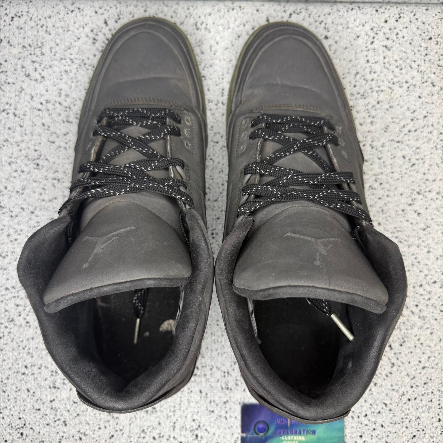 Jordan 3 5lab3 Reflective Black 12 Men/13.5 Women “Preowned”