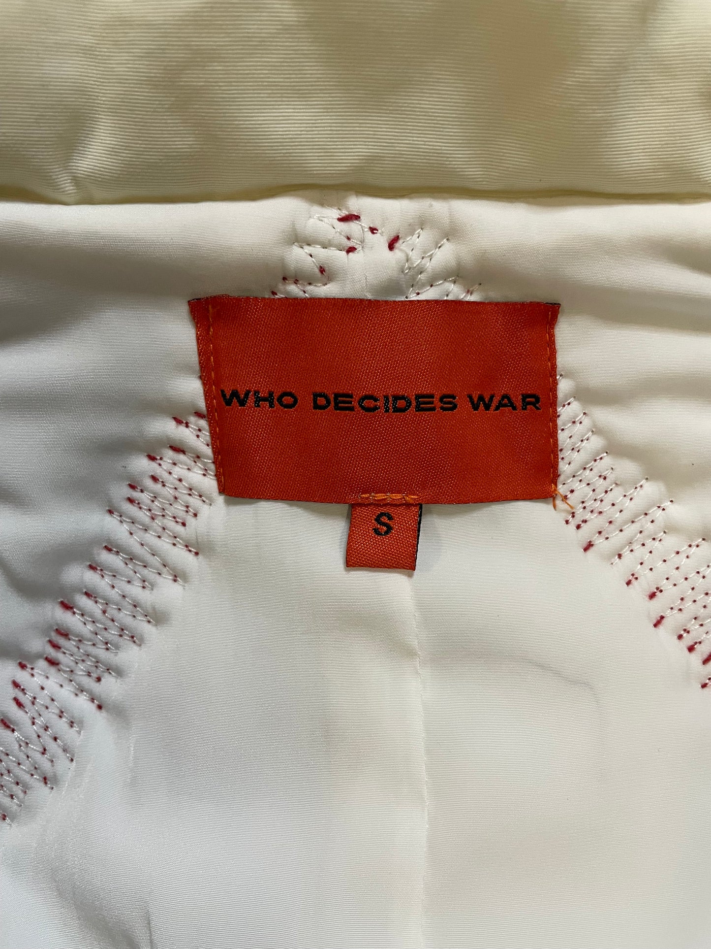 Who Decides War ivory Cathedral Vest