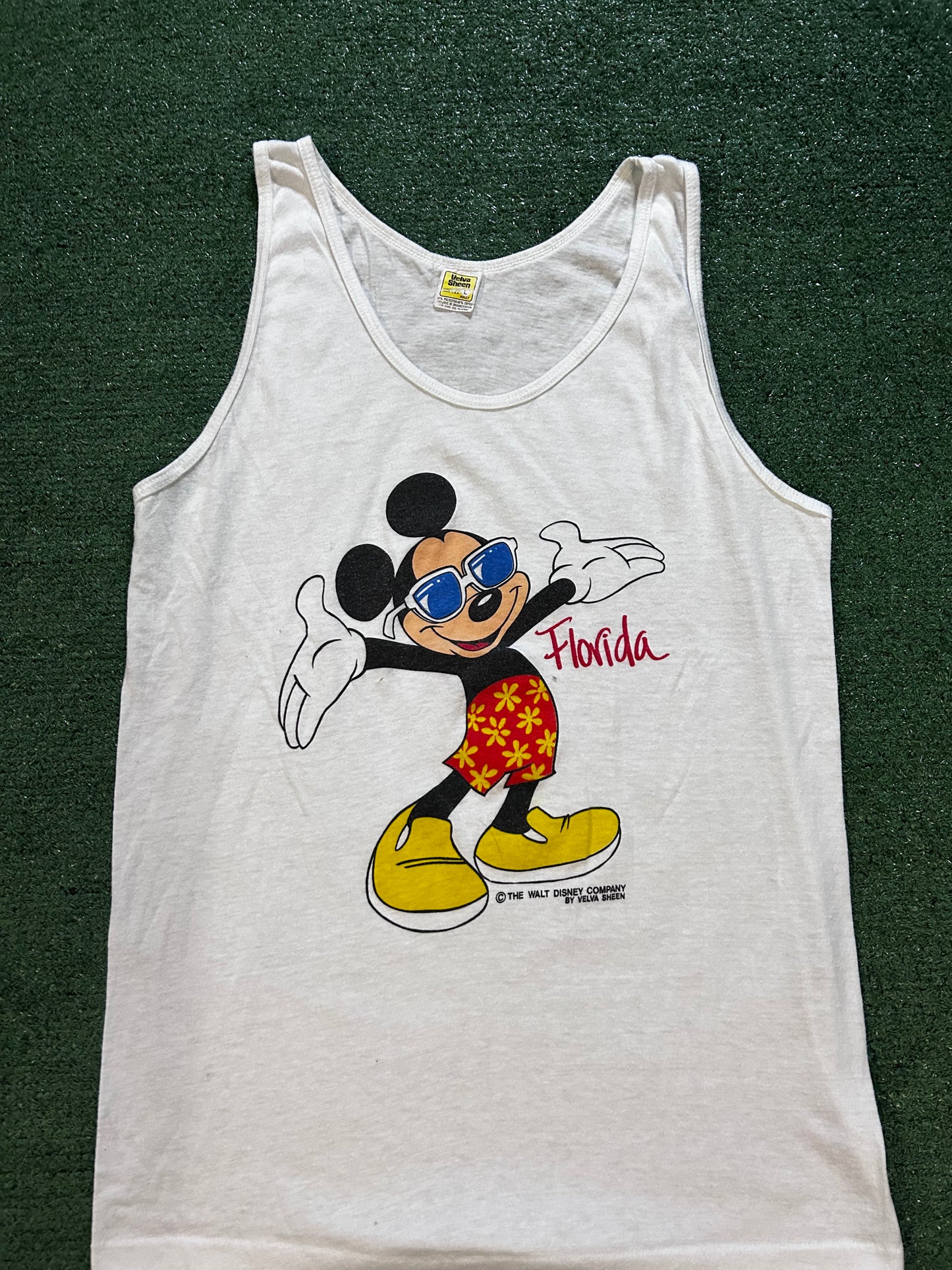 Vintage 1980s Mickey Mouse Florida tank top