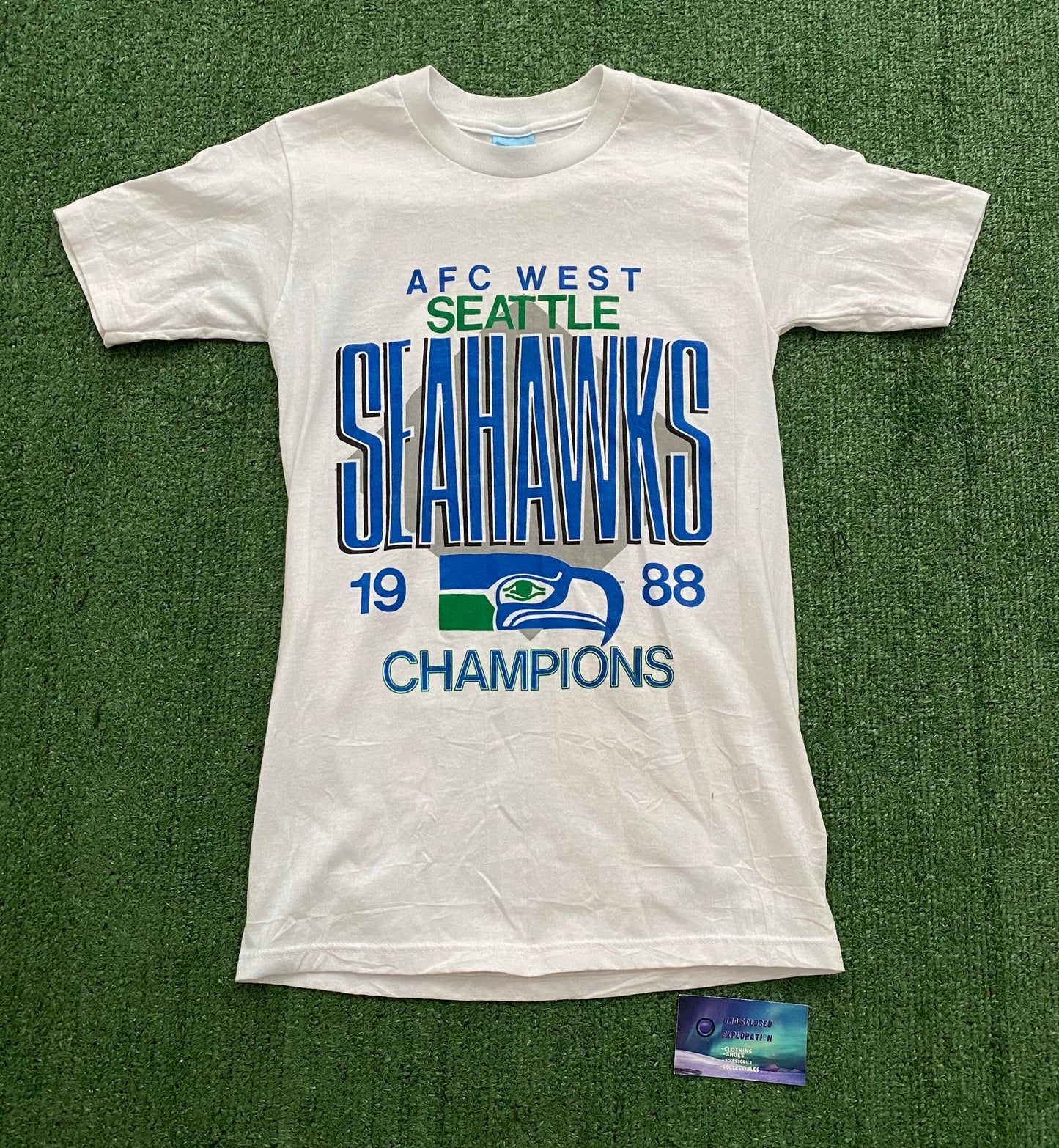 Vintage Seattle Seahawks 1988 AFC Championship Tee