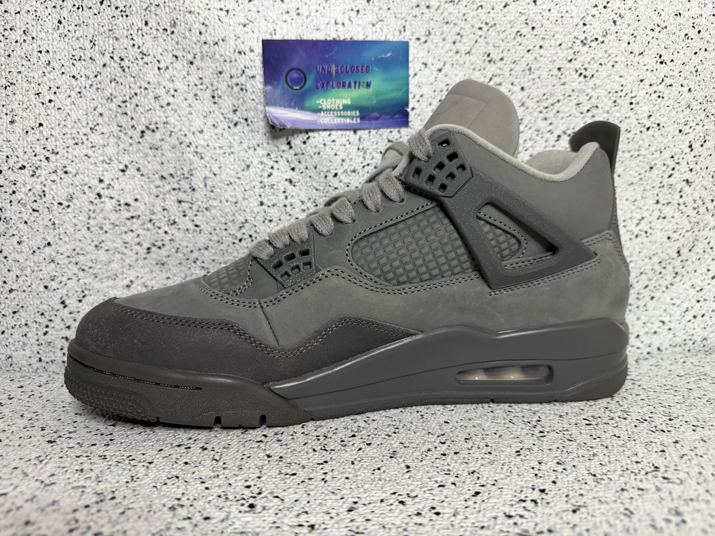 Jordan 4 Wet Cement 10 Men/11.5 Women “Preowned”