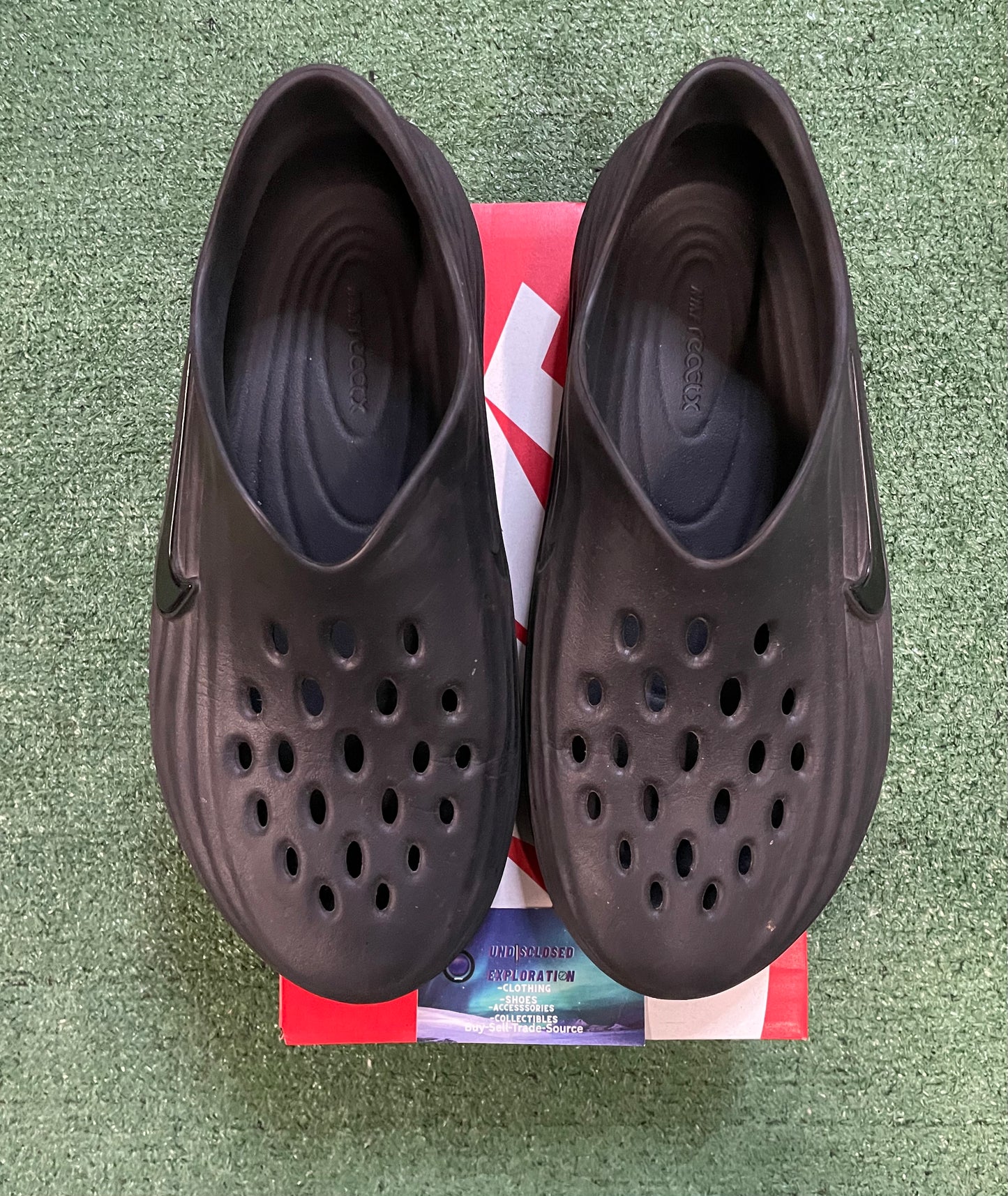 Nike reactx Rejuven8 triple black size 13men/14.5women