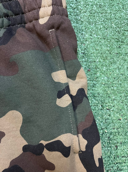 Supreme satin applique woodland camo sweatpants
