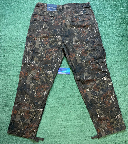American Eagle camo forest cargo pants