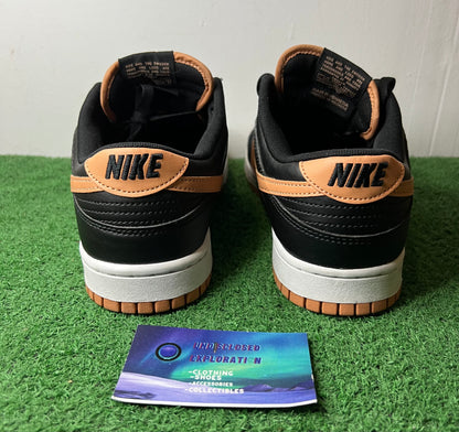 Nike Dunk low black amber brown size 9men/10.5women