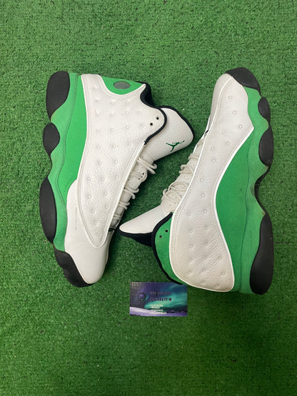 Jordan 13 lucky green size 11men/12.5women