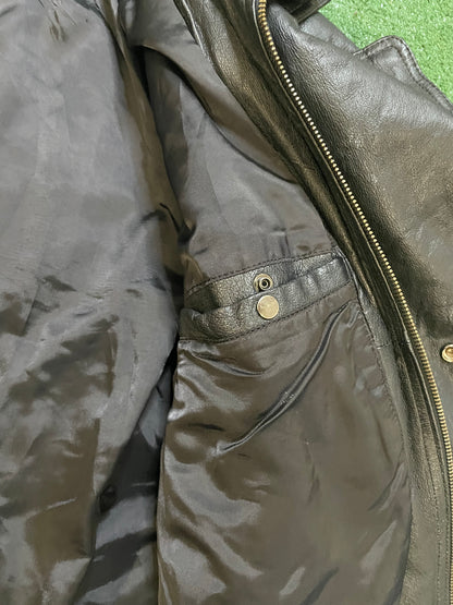 Vintage Wilson black leather jacket