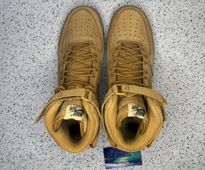 Nike Air Force 1 High Wheat 11.5 Men/13 Women “Preowned”