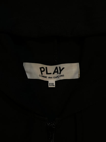 Comme des garçon big black heart hoodie