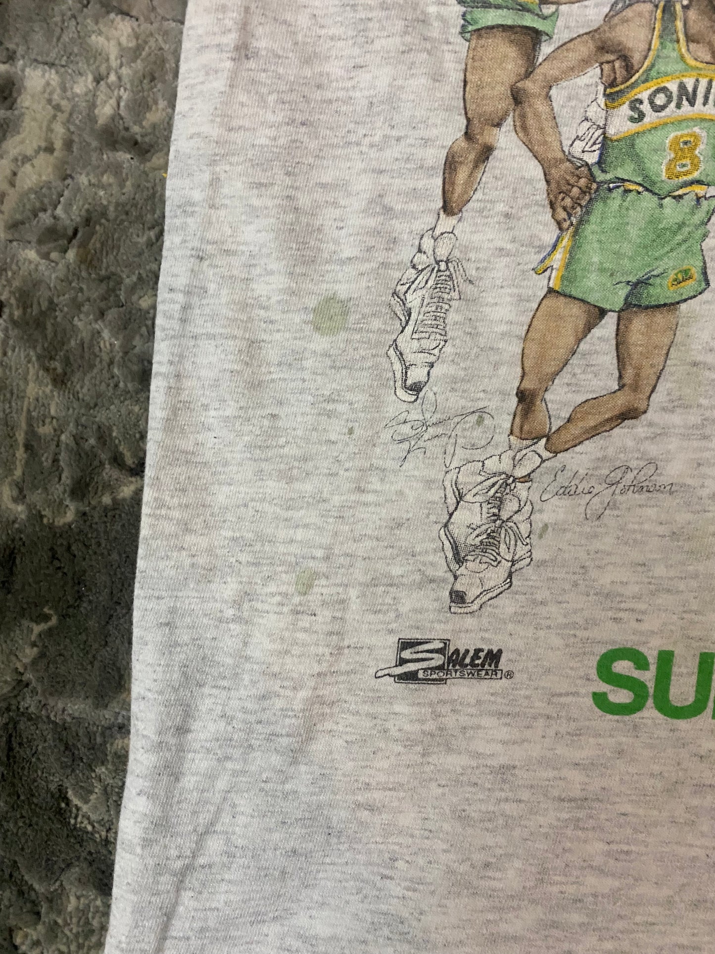 Vintage Seattle SuperSonics Lottery Shirt