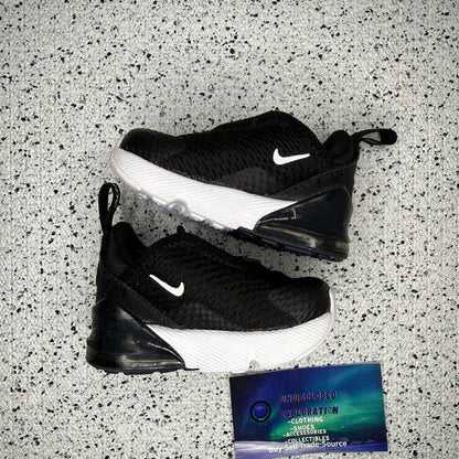 Nike Air Max 270 Black White Toddler 3 C “Preowned”