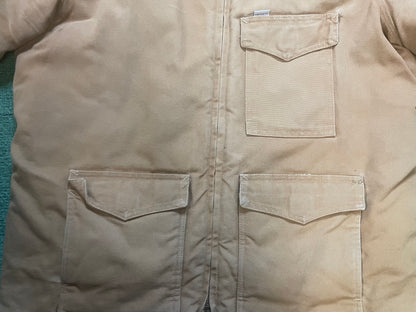 Vintage 1989 Carhartt Quilted Canvas beige Jacket