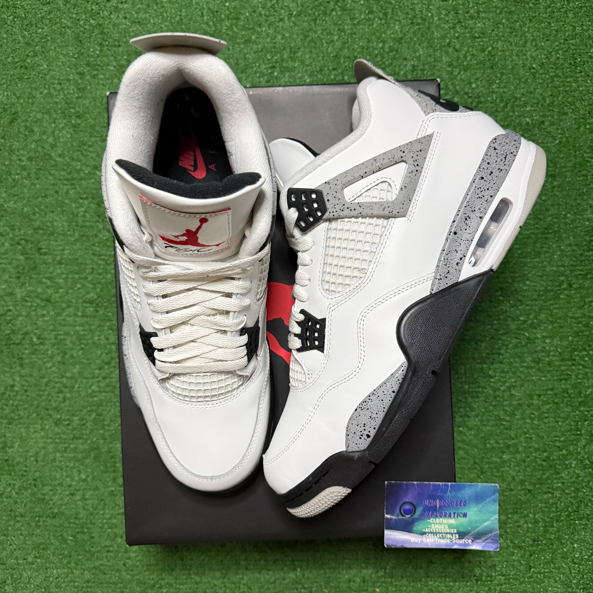 Jordan 4 White Cement 11 Men “Preowned”
