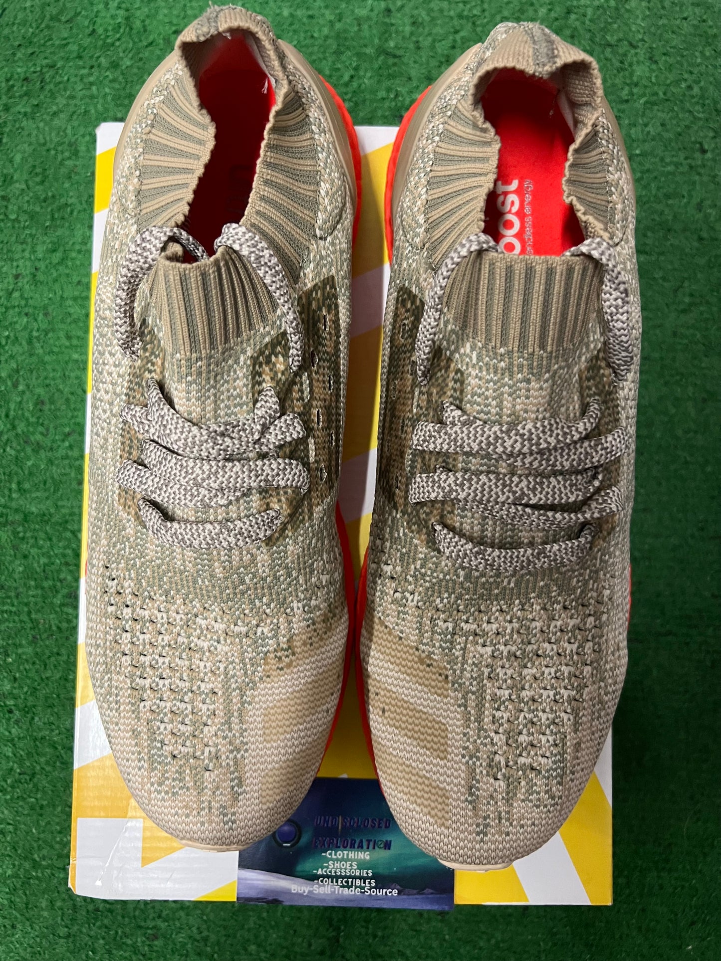 Adidas ultraboost uncaged trace cargo size 10.5men/12women