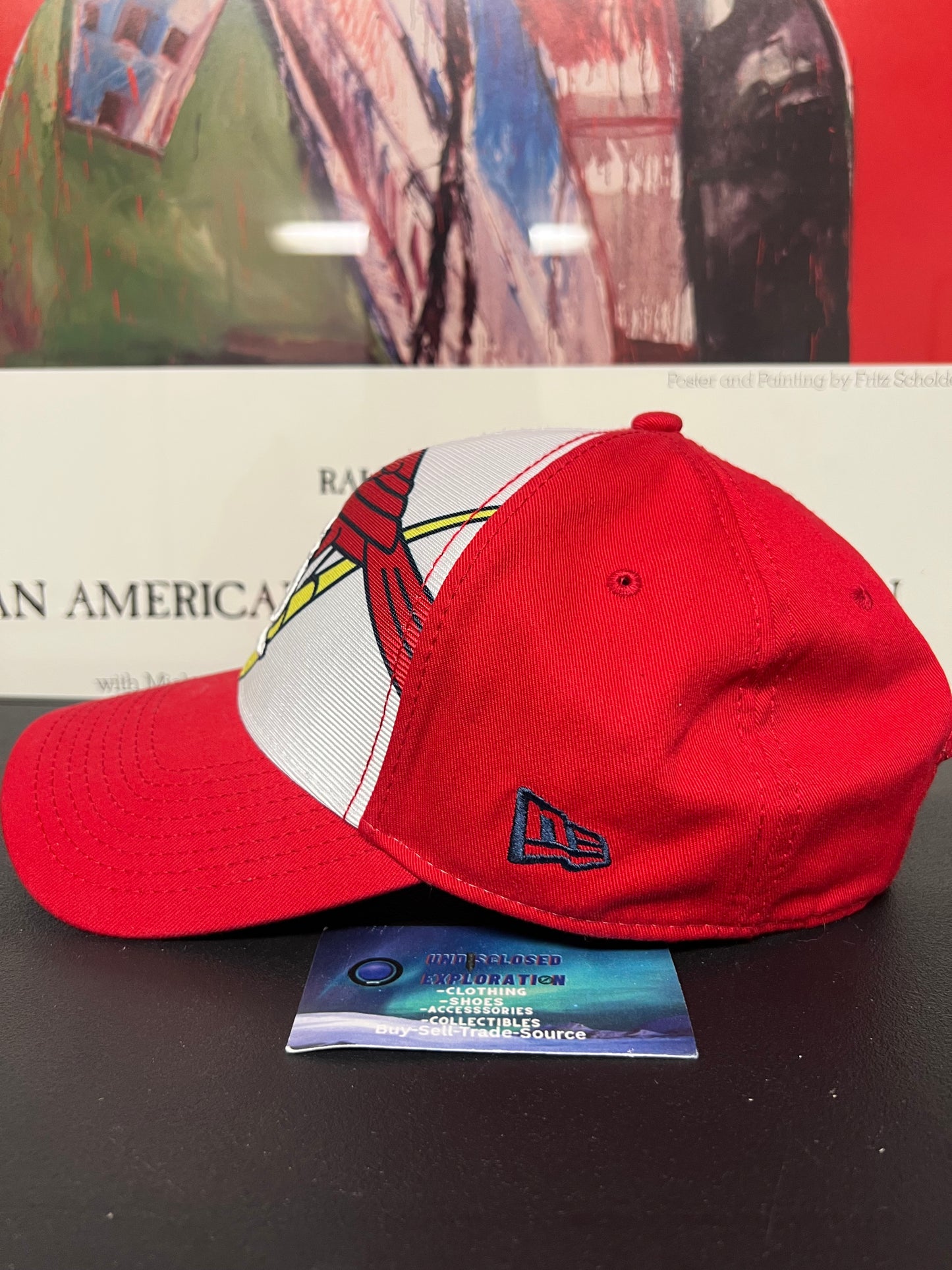 St. Louis Cardinals red and white hat