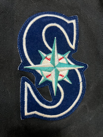 Vintage 1990s Seattle mariners Jeff Hamilton leather jacket
