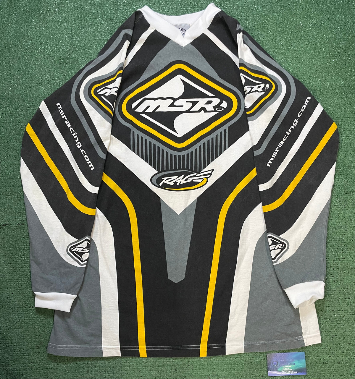 vintage 1990s MSR Rage long-sleeve motocross jersey