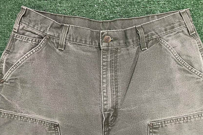 Vintage Carhartt moss green double knees