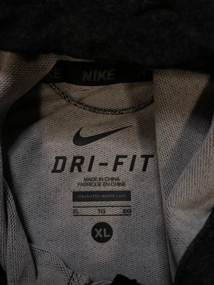 Nike black full-zip Therma-FIT hoodie