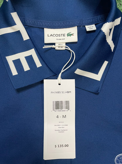 Lacoste royal blue movement polo