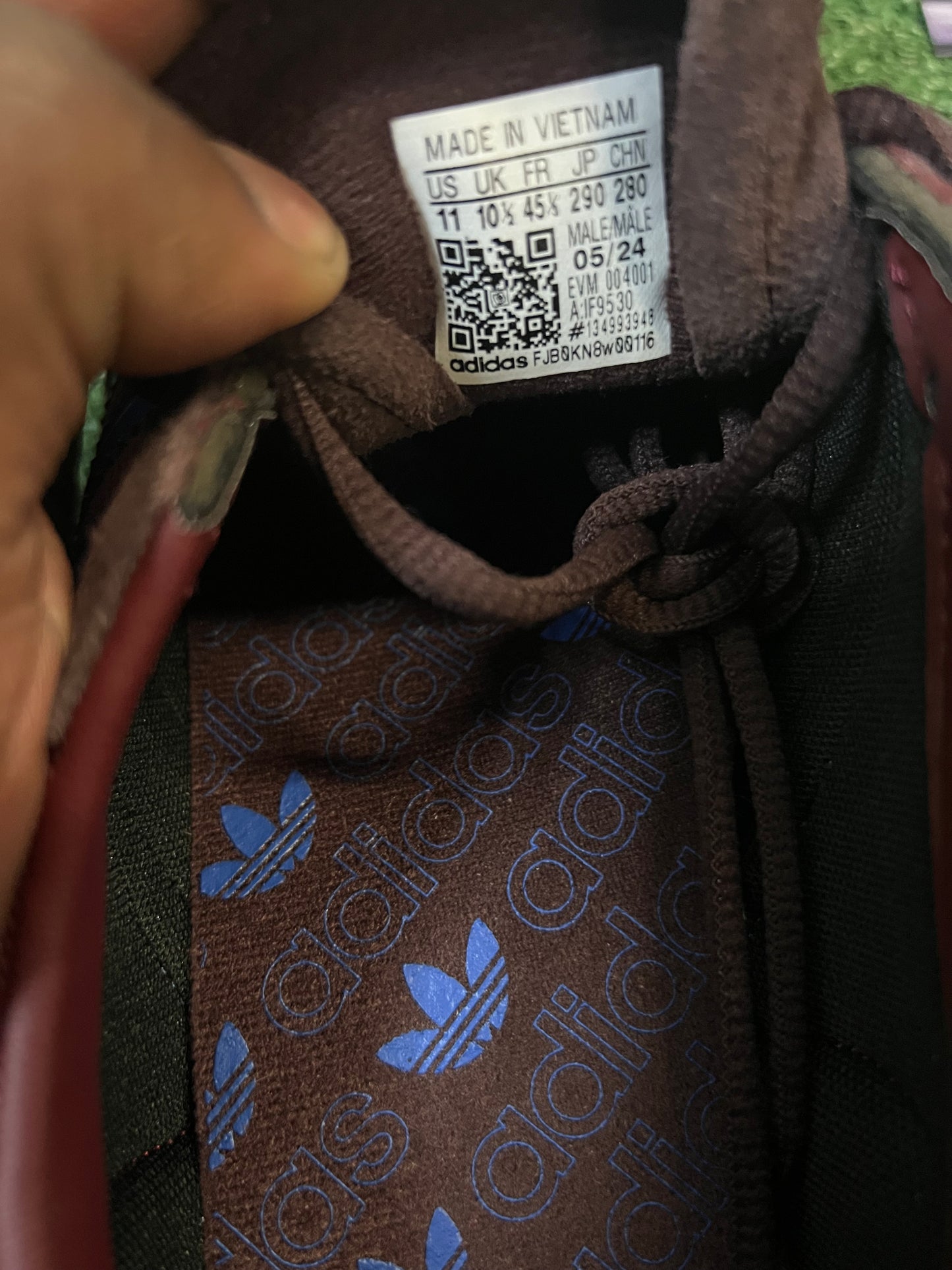 Adidas handball spezial night red blue