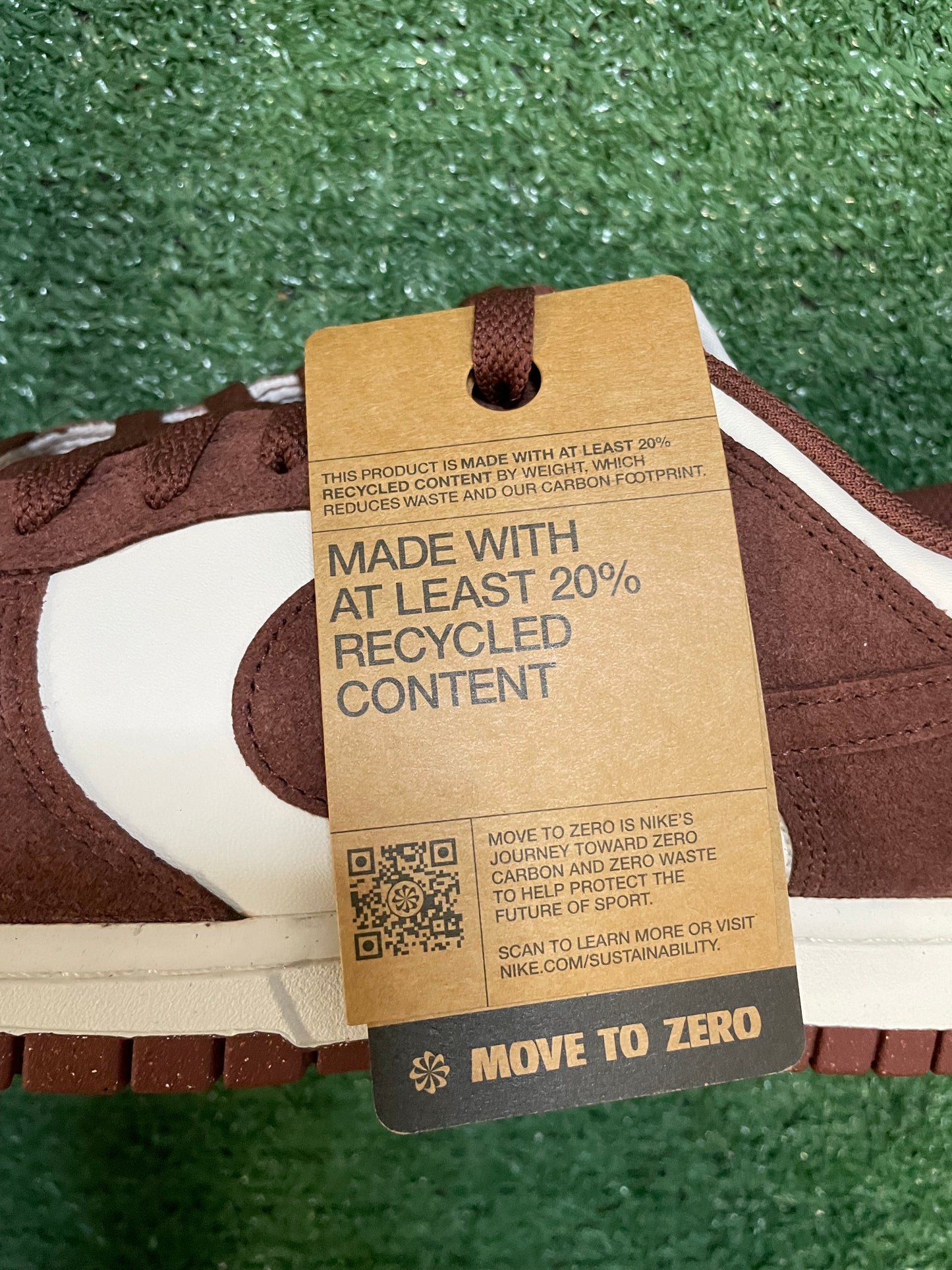 Nike Dunk low next nature red sepia
