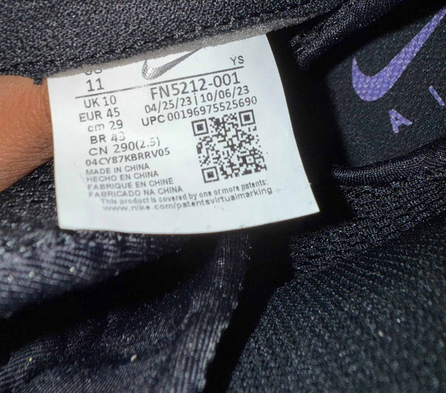 Nike Foamposite Eggplant