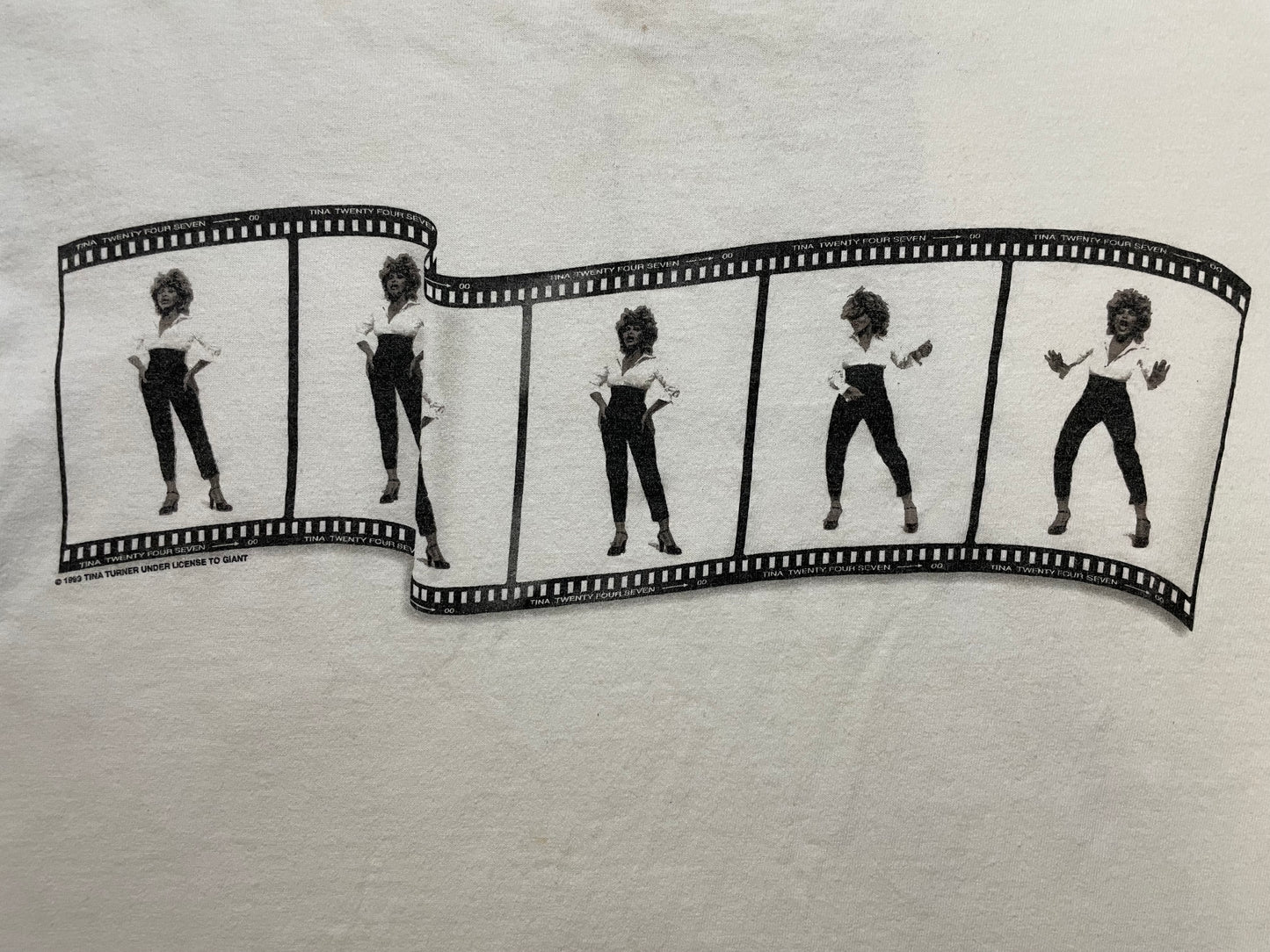 Vintage 1990s Tina Turner 24/7 twenty four seven tour tee