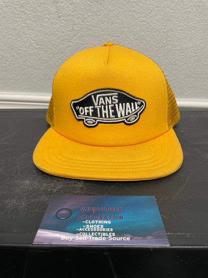 Vans Off The Wall yellow mesh hat