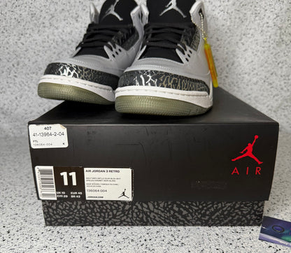 Jordan 3 Wolf Grey