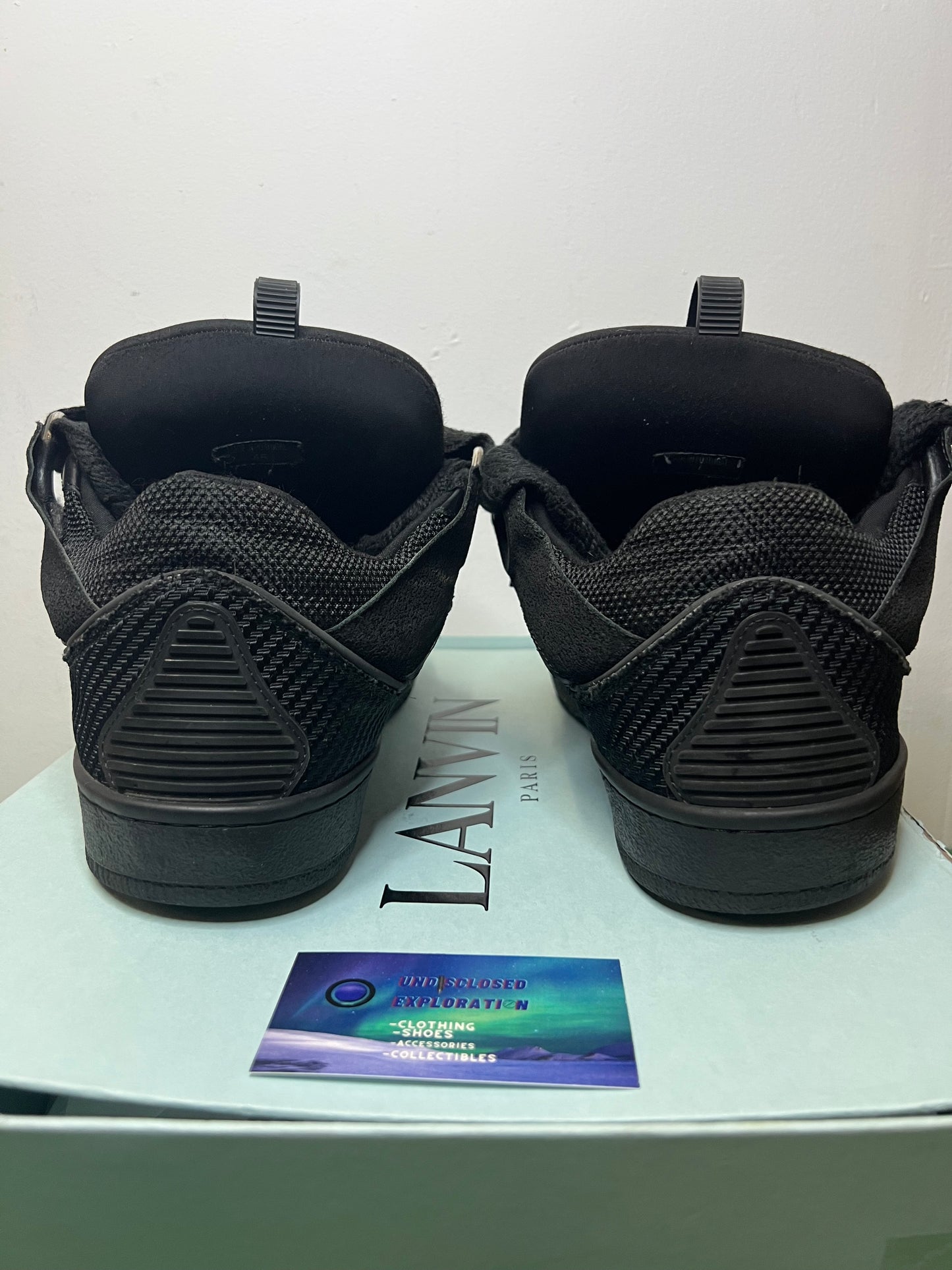 Lanvin Curb black Sneakers size 12men/13.5women(EU 45)