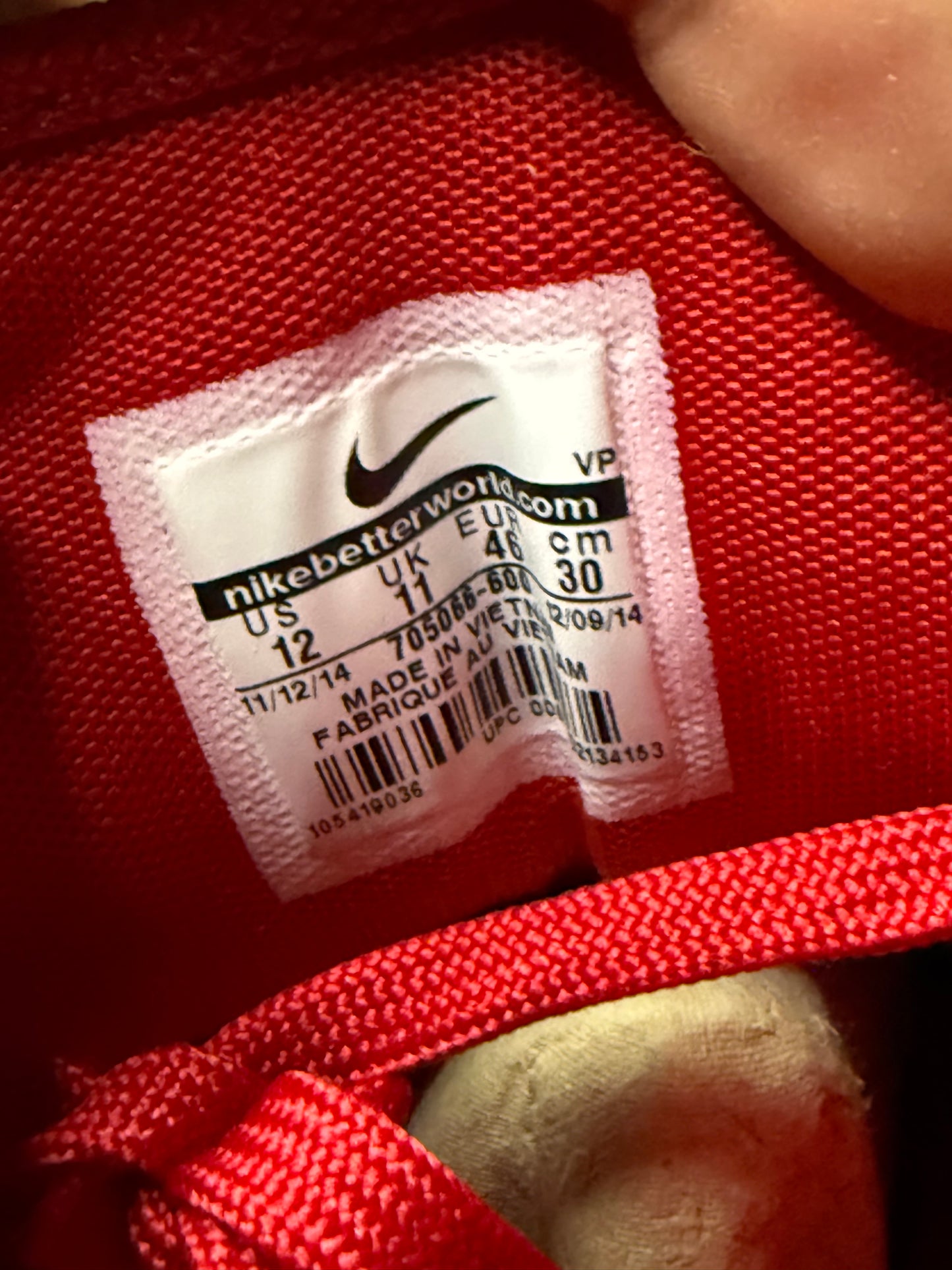 Nike Air Python Red October 12 Men/13.5 Women “Preowned”