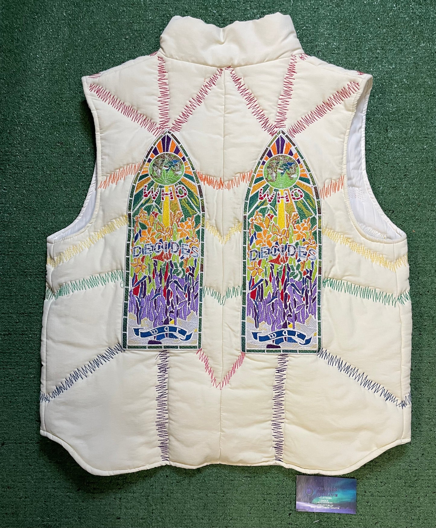 Who Decides War ivory Cathedral Vest