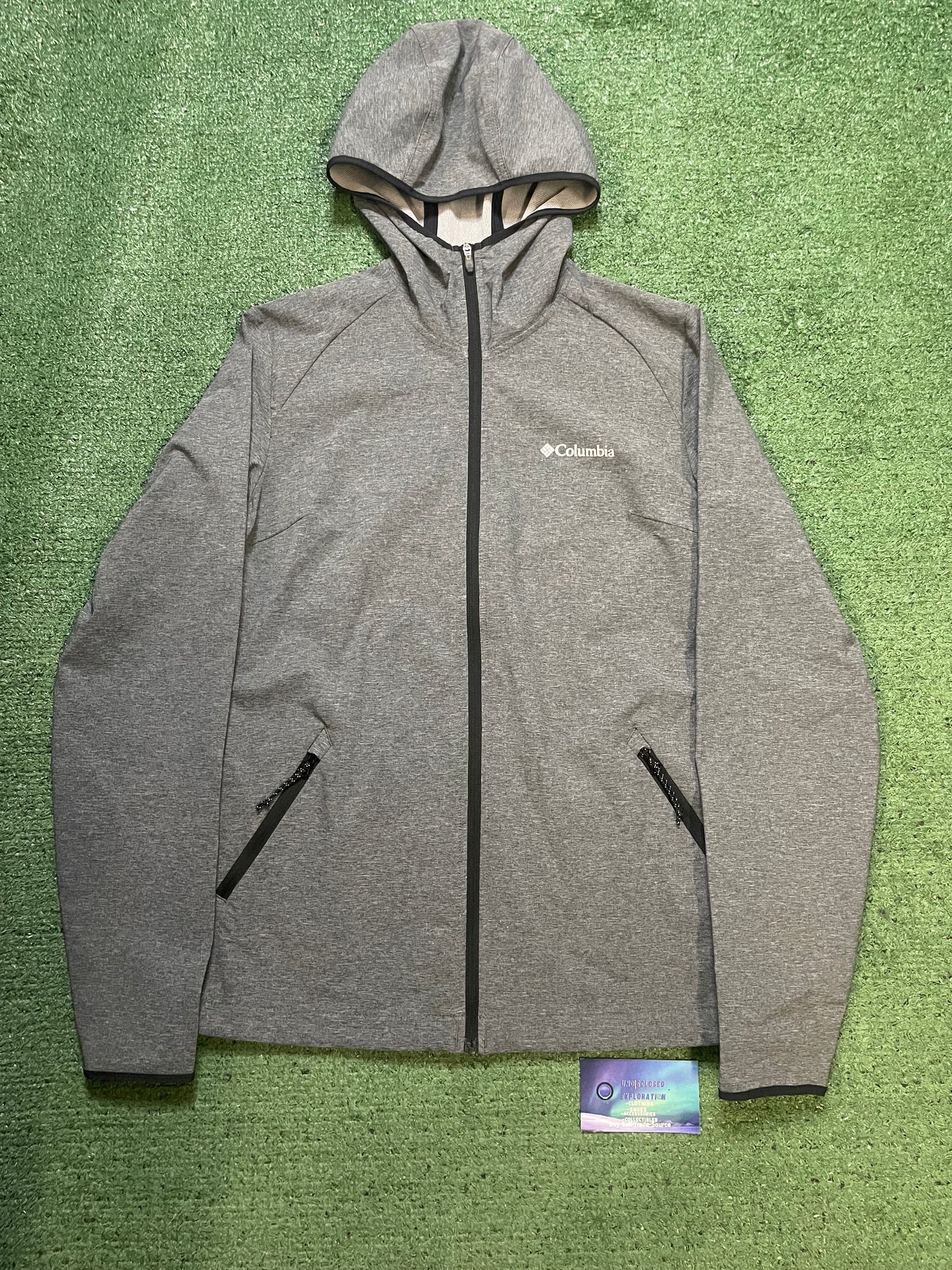 Columbia grey heather canyon jacket