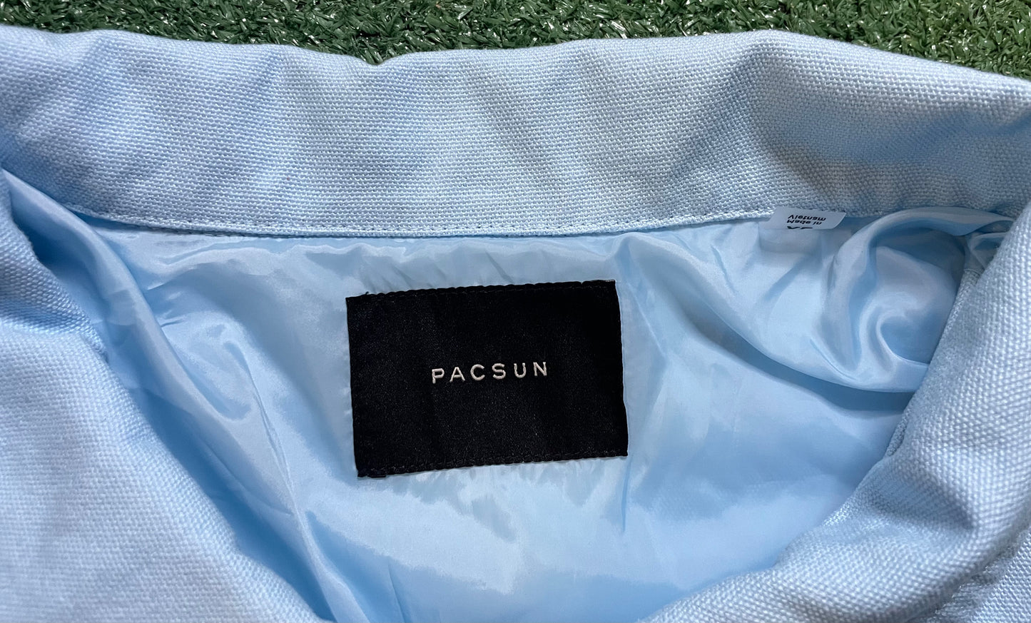 Sporting League baby blue embroidered zip up jacket