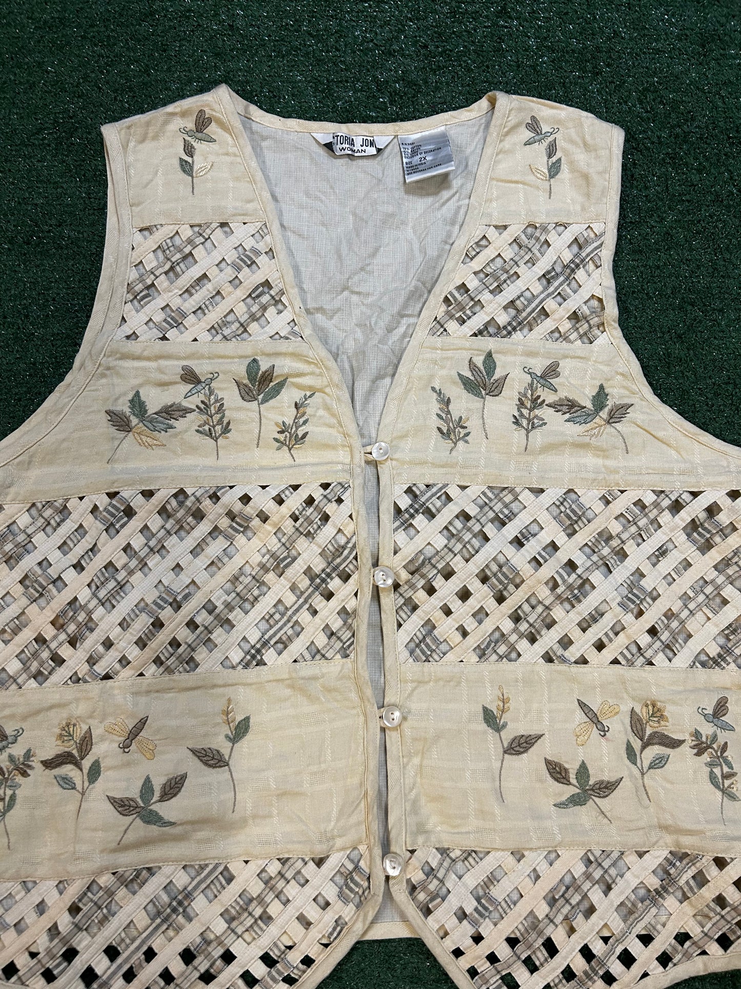 Vintage Victoria Jones vest